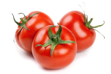 beyaz zemin üzerine tomates
