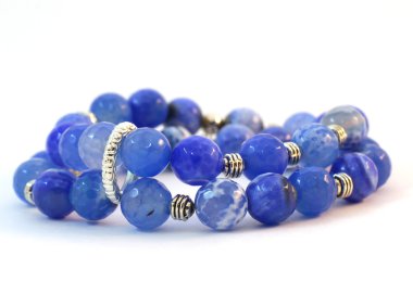 Mavi boncuk el yapımı bilezik