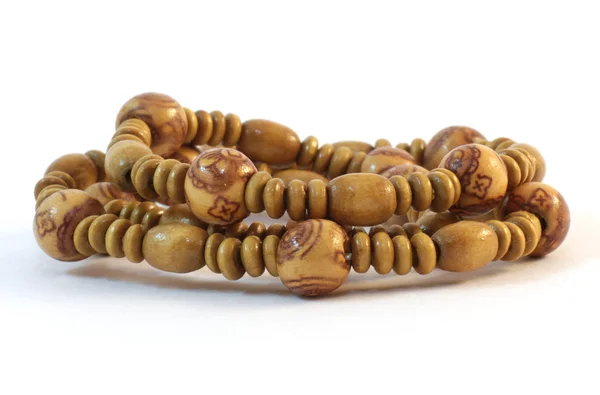 Handmade Wooden beads — Stock Photo, Image