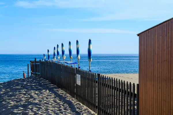 Beach umbrellas — Stock Photo, Image