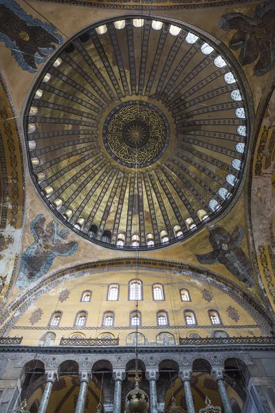 Angel Mosaicos e cúpula de Hagia Sophia Fotografia De Stock