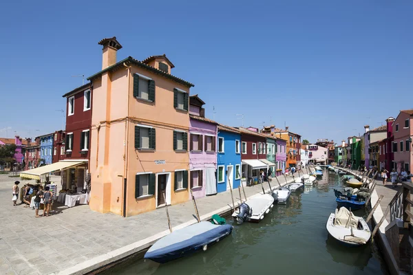 Colourfull houses in Burano — Stock Photo, Image