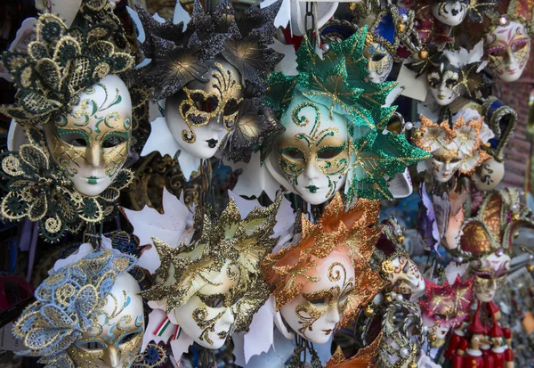 Măști de carnaval venețiene — Fotografie, imagine de stoc