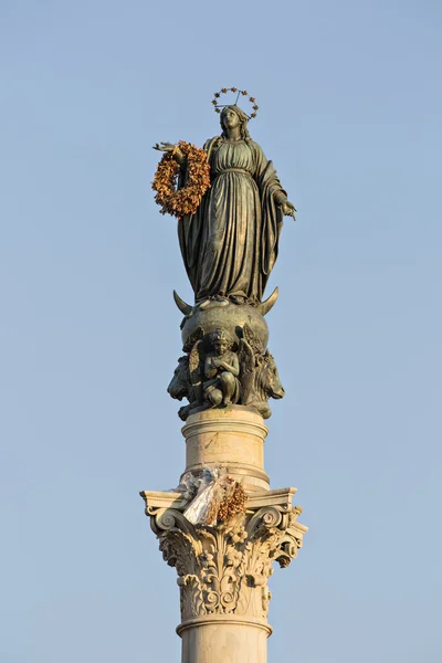 Colonna dell immacolata v Římě, Itálie — Stock fotografie