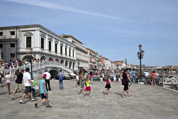 San marco kust in Venetië — Stockfoto