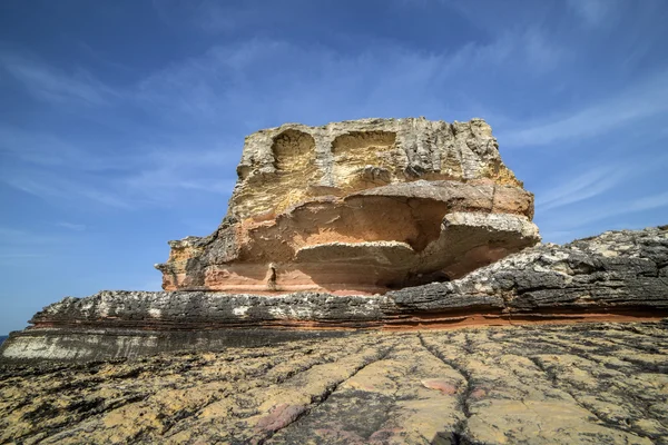 Pink rocks in Kefken, Kocaeli, Turkey — Stock Photo, Image