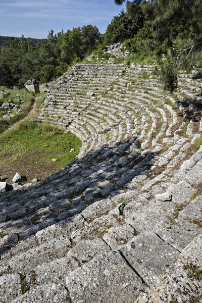 Theatre of Phaselis in Antalya city of Turkey — Stock Photo, Image