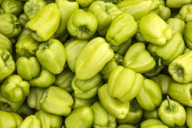 Makro görünümü taze biber