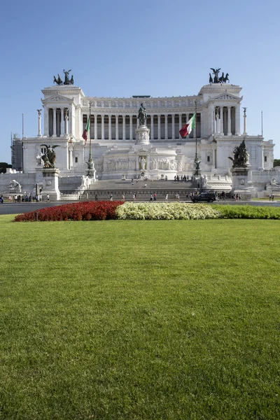 Monumento en vittorio emanuele ii i piazza venizia, Rom, Italien. — Stockfoto