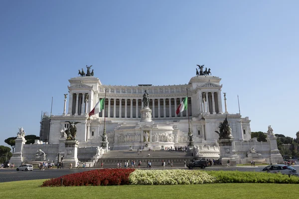 Monumento vittorio emanuele ii v piazza venizia, Řím, Itálie. — Stock fotografie