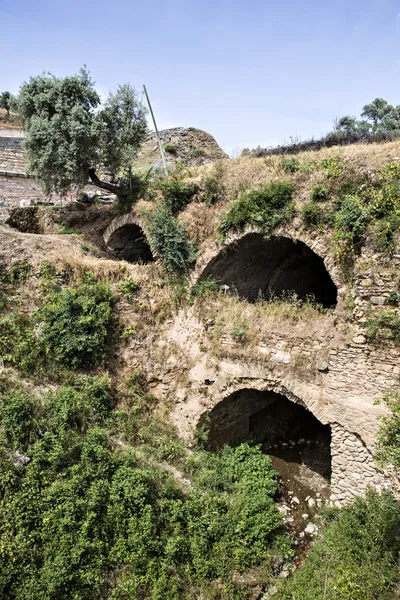 Tunnel of Nysa Ancient City in Aydin, Turkey — Stock Photo, Image