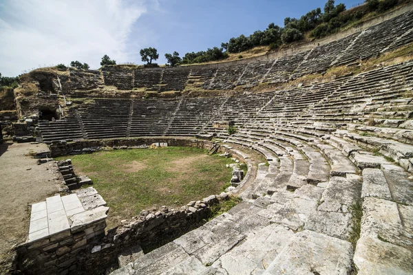 Amphitheatre of Nysa Ancient City in Aydin, Turkey — Stock Photo, Image