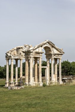 Aphrodisias 'taki Tetrapylon, Aydın, Türkiye