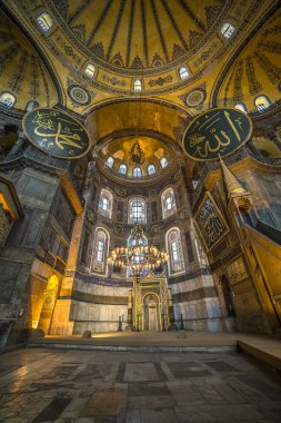 Ayasofya'nın iç görünüm sophia, istanbul, Türkiye