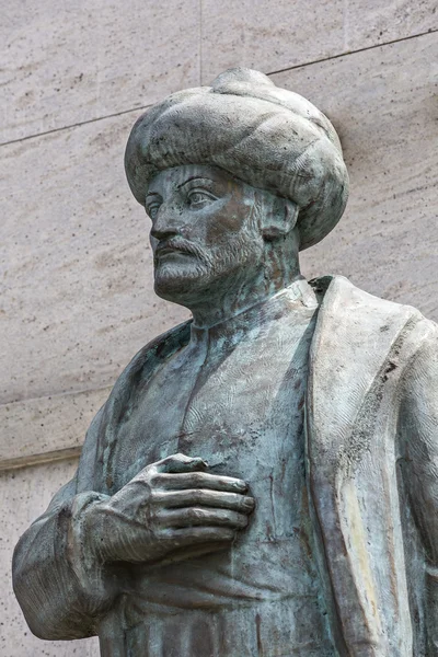 Estátua de Solimão Magnífico, Edirnekapi, Istambul — Fotografia de Stock