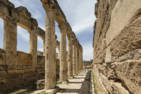 Latrine a Hierapolis, Denizli, Turchia — Foto Stock