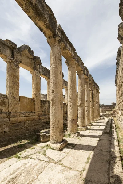 Latrine a Hierapolis, Denizli, Turchia — Foto Stock