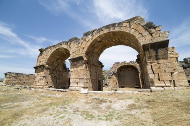 Bazilika banyoları hierapolis, denizli, Türkiye