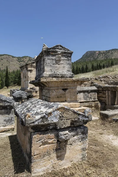 Kabirde Kuzey Nekropolü, hierapoli, denizli, Türkiye — Stok fotoğraf