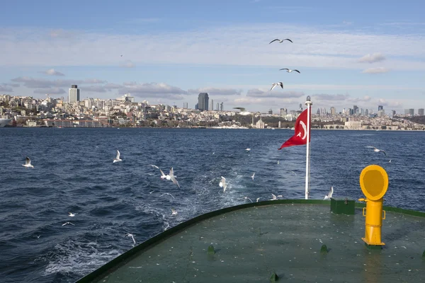 Стамбульский городской пейзаж — стоковое фото