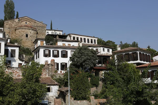 Casas de Sirince cidade em Izmir — Fotografia de Stock