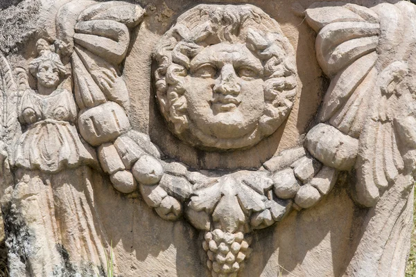 Détail en relief d'une tombe à Aphrodisias, Aydin — Photo