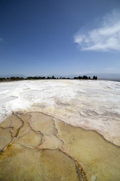 Pamukkale in Denizli, Turkey — Stock Photo, Image