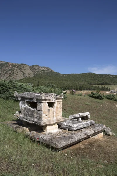 Tomba a Hierapolis, Denizli, Turchia — Foto Stock