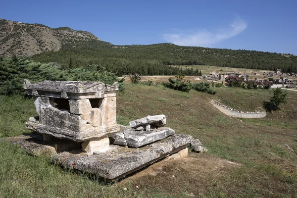 Tomba a Hierapolis, Denizli, Turchia — Foto Stock