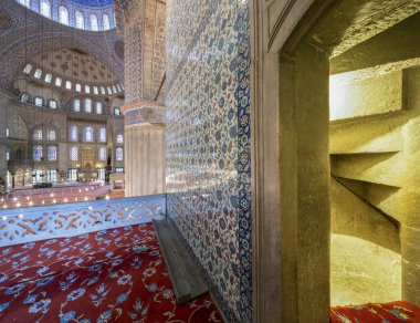 Sultanahmet Camii, istanbul iç görünüm