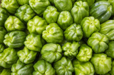 bacground olarak tatlı yeşil biber