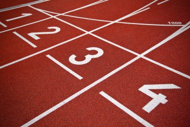 parça şerit Atletizm başlatmak
