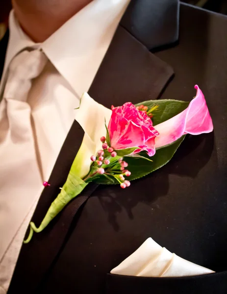 Schutte wedding - boutonniere — Stock Photo, Image