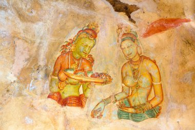 sigiriya, sri lanka, antik kaya resim