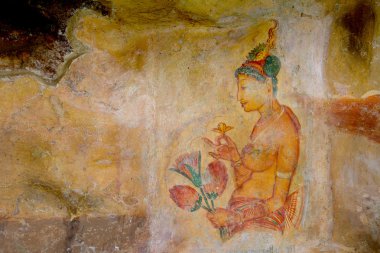 sigiriya, sri lanka, antik kaya resim