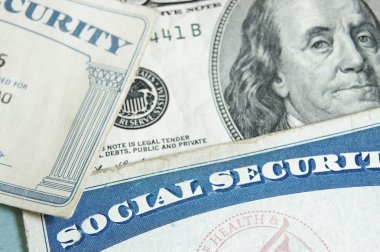 Social security cards clipart