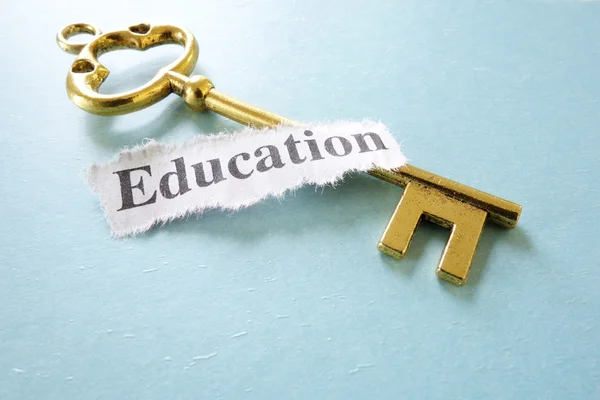 Vzdělání je klíč — Stock fotografie