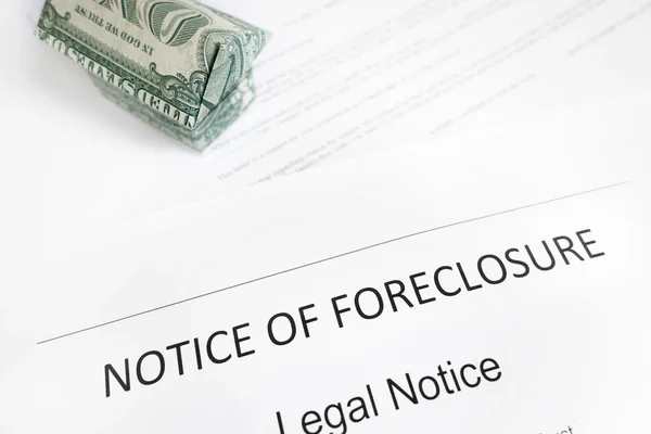 Home foreclosure — Stock Photo, Image