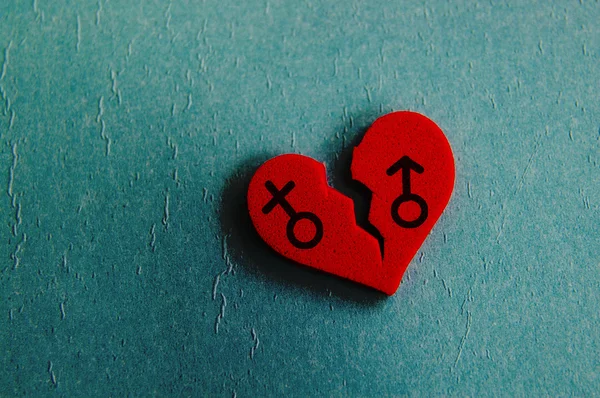 Gender heart — Stock Photo, Image