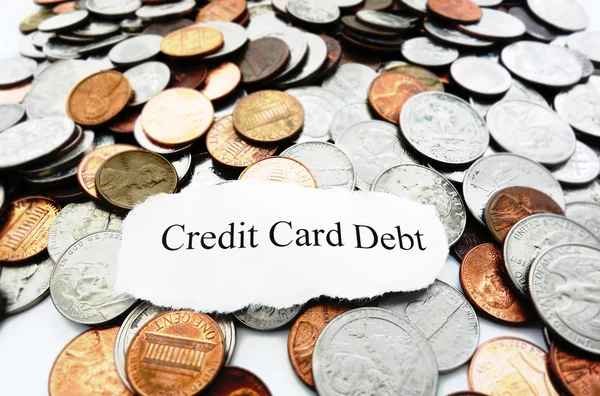 Credit debt — Stock Photo, Image