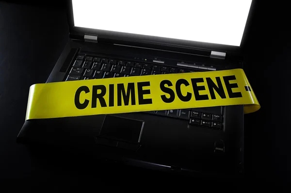 Escena del crimen informático —  Fotos de Stock