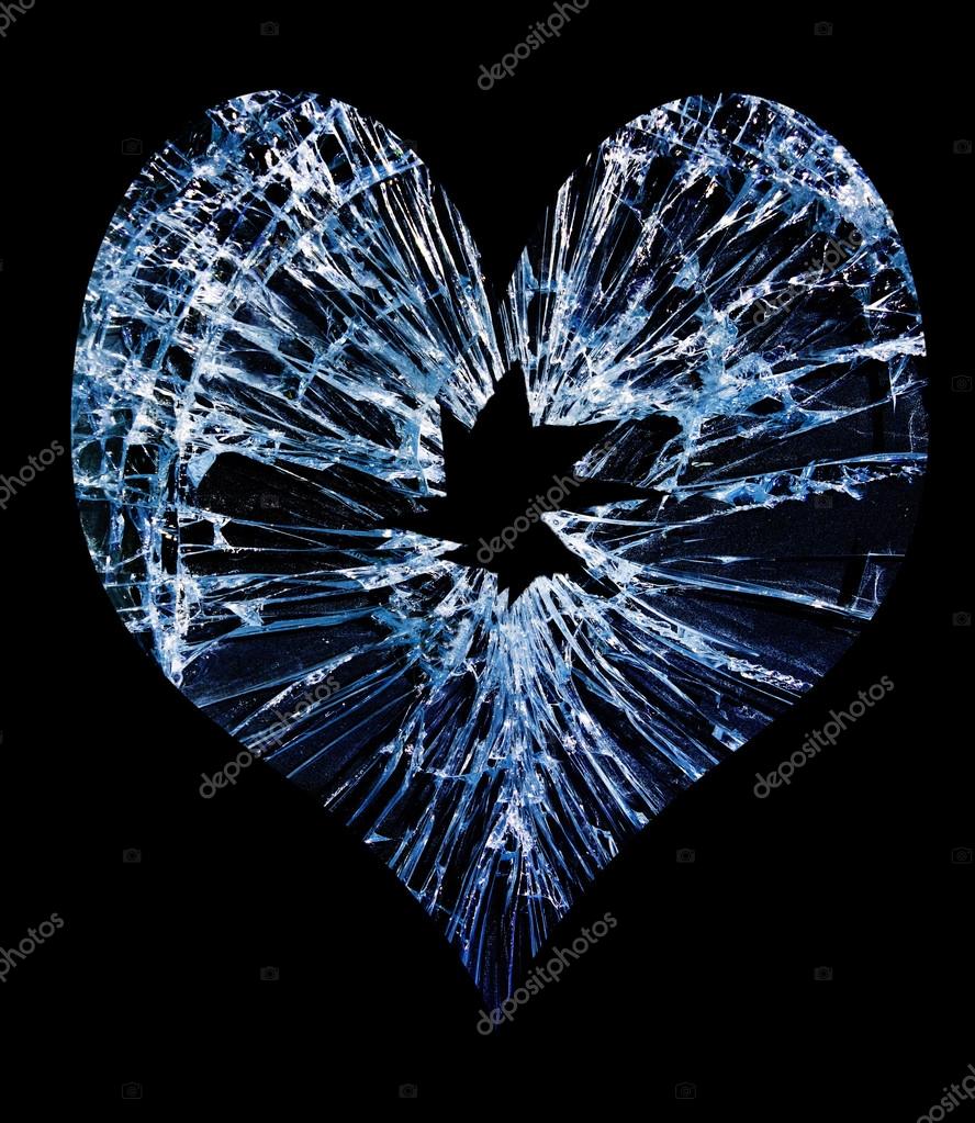Glass break heart — Stock Photo © zimmytws #47047711, image size:888x1023