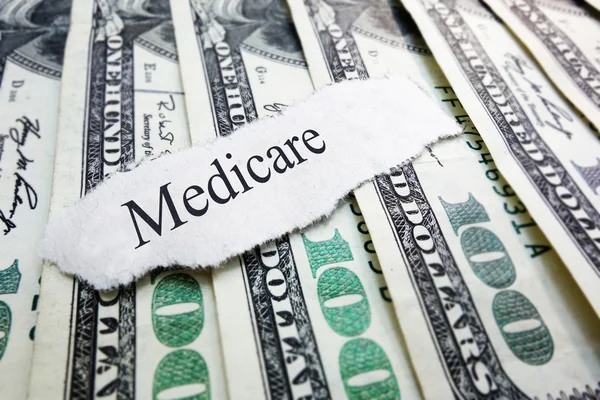 Medicare money — Stock Photo, Image