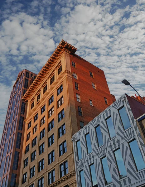 Buildings Salisbury Downtown Raleigh North Carolina — стокове фото