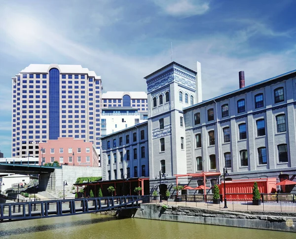 Richmond Usa 2022 Canal Walk Downtown Richmond Pedestrian Path Parallel — ストック写真