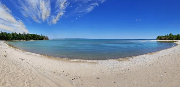 Френч Бей Западной Стороне Острова Бетховена Озере Мичиган — стоковое фото