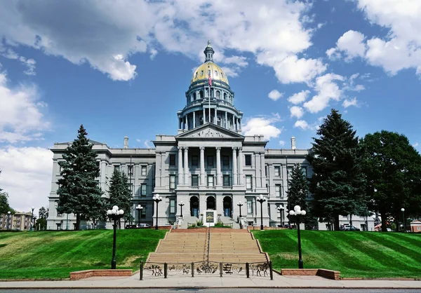 Здание Капитолия Штата Центре Денвера Колорадо — стоковое фото