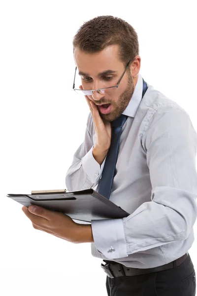 Worried businessman — Stock Photo, Image