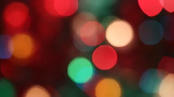 Lumières scintillantes colorées déconcentrées 