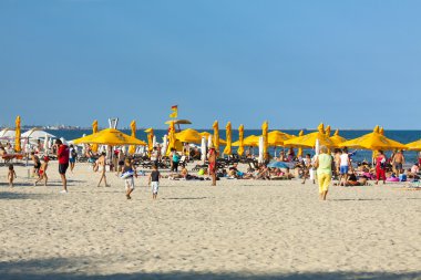 Mamaia beach, Romania clipart
